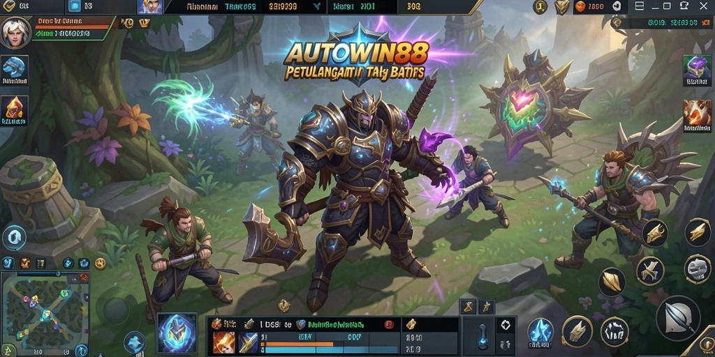 Screenshot gameplay AUTOWIN88 yang menampilkan aksi seru di dunia MMORPG.
