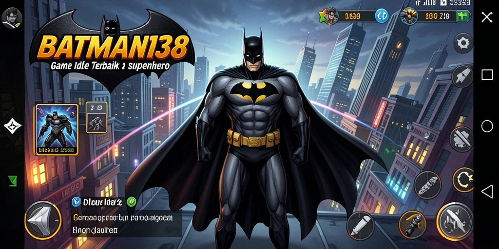Tampilan menarik dari gameplay <strong>BATMAN138</strong> dengan aksi superhero.
