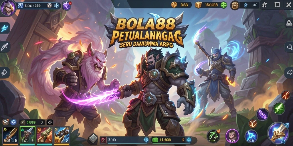 Gameplay mendebarkan dalam BOLA88 yang penuh aksi ARPG.