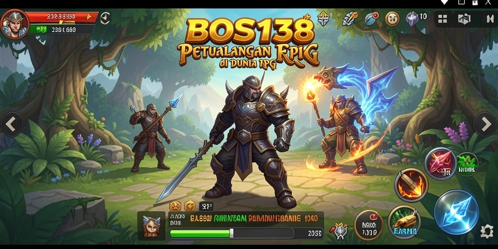 Tampilan gameplay BOS138 yang memikat dalam dunia RPG.