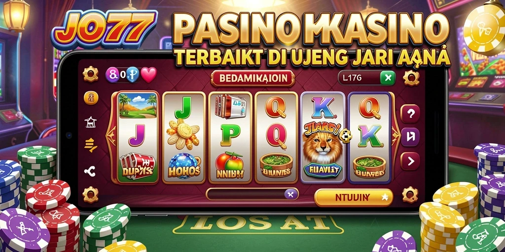 Screenshot permainan JOS77 menampilkan aksi mendebarkan dari Kasino.