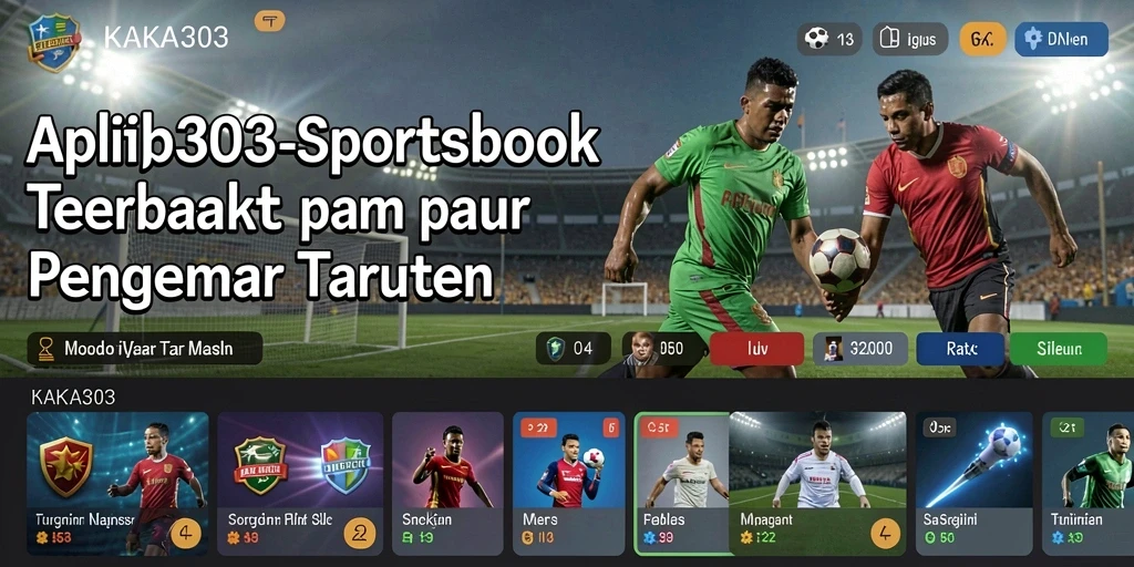 Tampilan utama KAKA303 dengan antarmuka Sportsbook yang menarik.