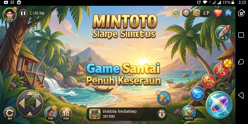 Tampilan gameplay MINTOTO yang santai dan menyenangkan.