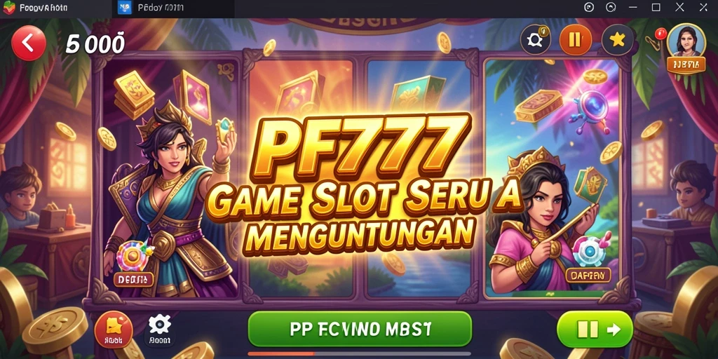 Tampilan menarik dari gameplay Slot PF777 yang seru.