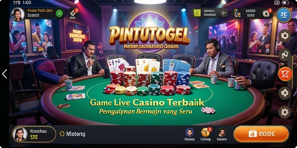 Tampilan grafik menarik dan dealer langsung di PINTUTOGEL.