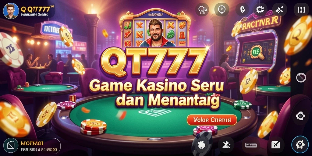 Tampilan gameplay Kasino yang mengasyikkan di QT777.
