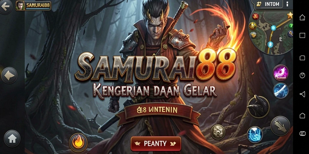 Tangkapan layar menampilkan momen mencekam dalam SAMURAI88.