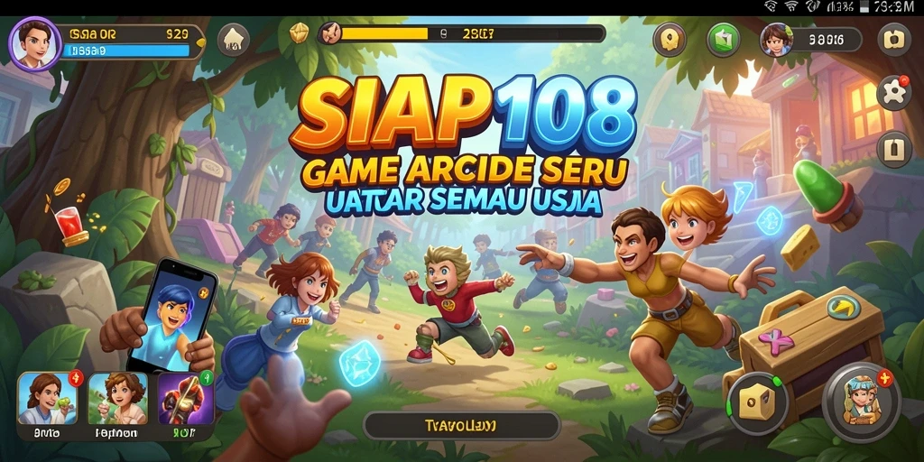 Screenshot gameplay SIAP108 dengan aksi seru di level menantang.