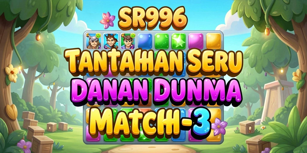 Tangkapan layar gameplay Match-3 yang menarik dan menantang.