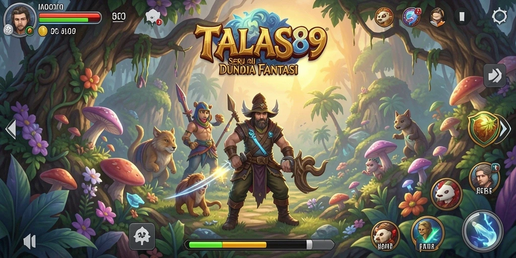 Tampilan gameplay TALAS89 yang memukau dan penuh petualangan.