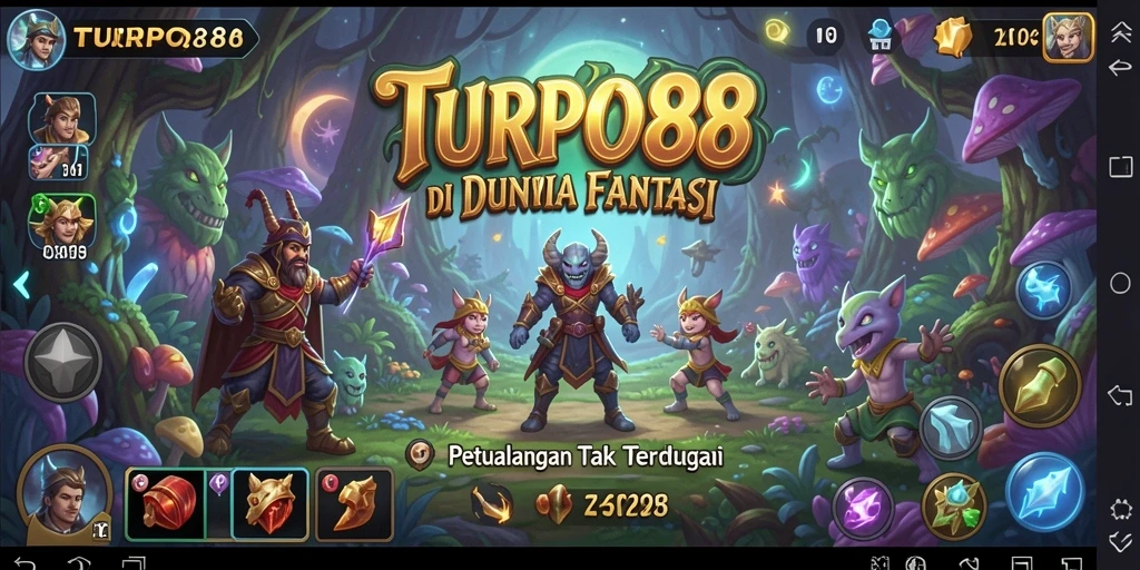 Tampilan gameplay dari <strong>TURBO88</strong>, menampilkan petualangan seru dan menantang.