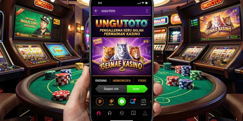 Tampilan menarik dari gameplay Kasino di UNGUTOTO.