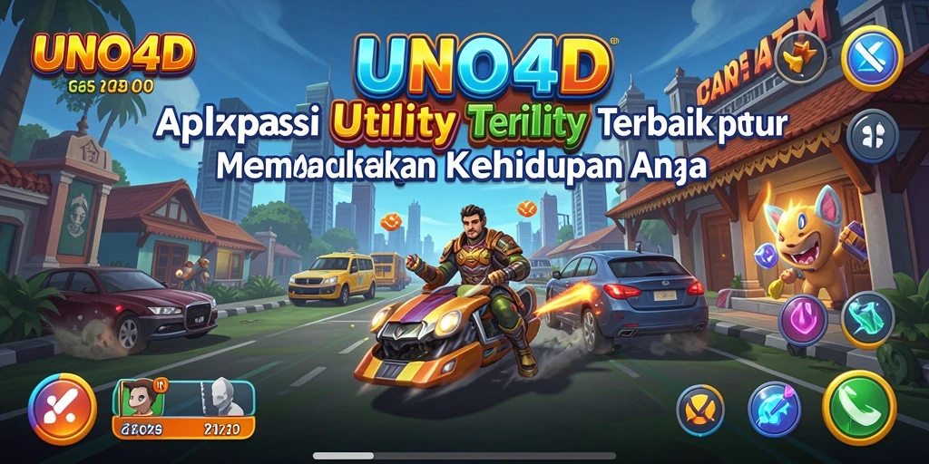 Tampilan screenshot utama UNO4D menampilkan interface aplikasi Utility yang ramah pengguna.