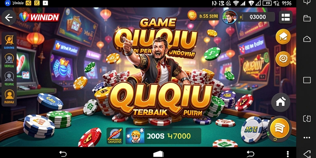 Screenshot gameplay QiuQiu yang menarik dari WINIDN.