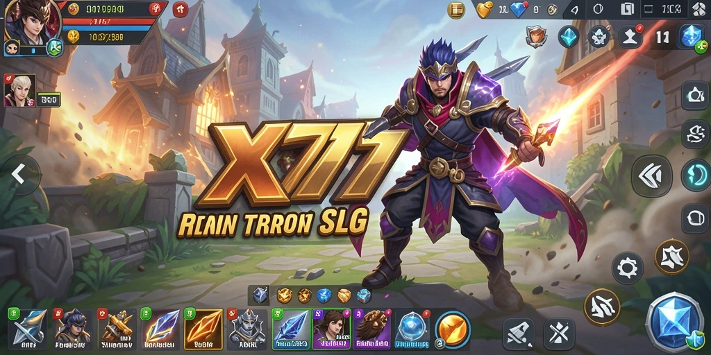 Tampilan gameplay XXX777 yang memukau dan strategis.